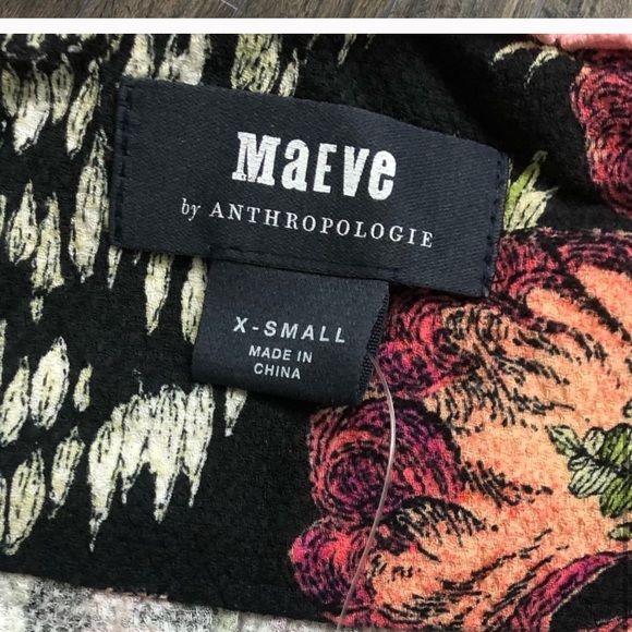Anthropologie Maeve Percie Blouse Size XS - Picture 5 of 6